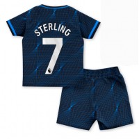 Camisa de time de futebol Chelsea Raheem Sterling #7 Replicas 2º Equipamento Infantil 2023-24 Manga Curta (+ Calças curtas)